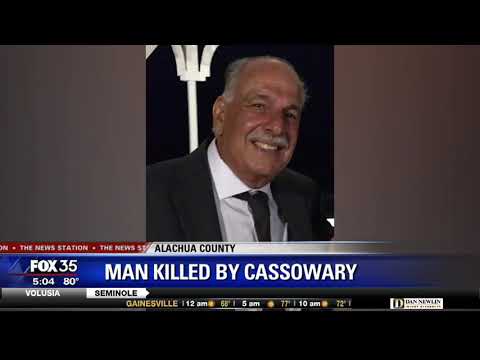 Man killed by large, exotic bird in Alachua County