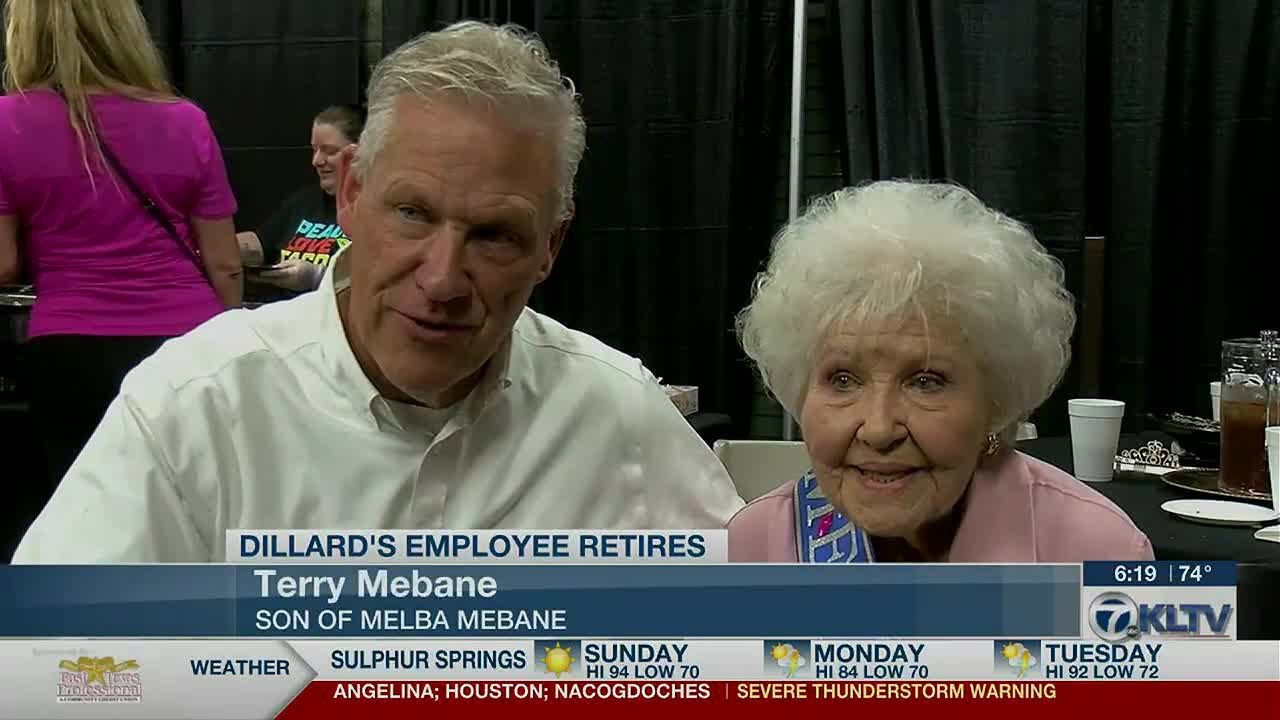Dillard’s employee in Tyler retires after over 70 years of service