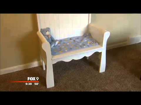 Stillborn baby's transformed crib helps mother heal