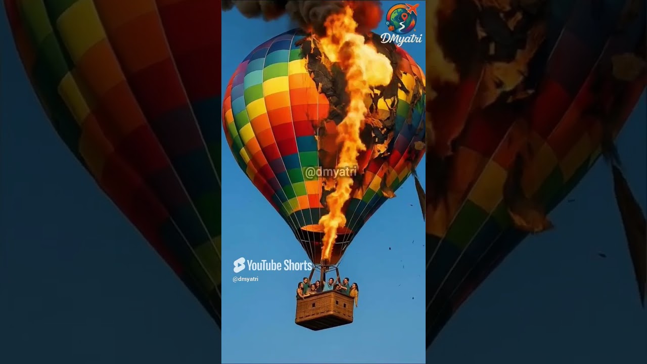 Brazil Hot Air Balloon incident #hotairballoon #airballoon