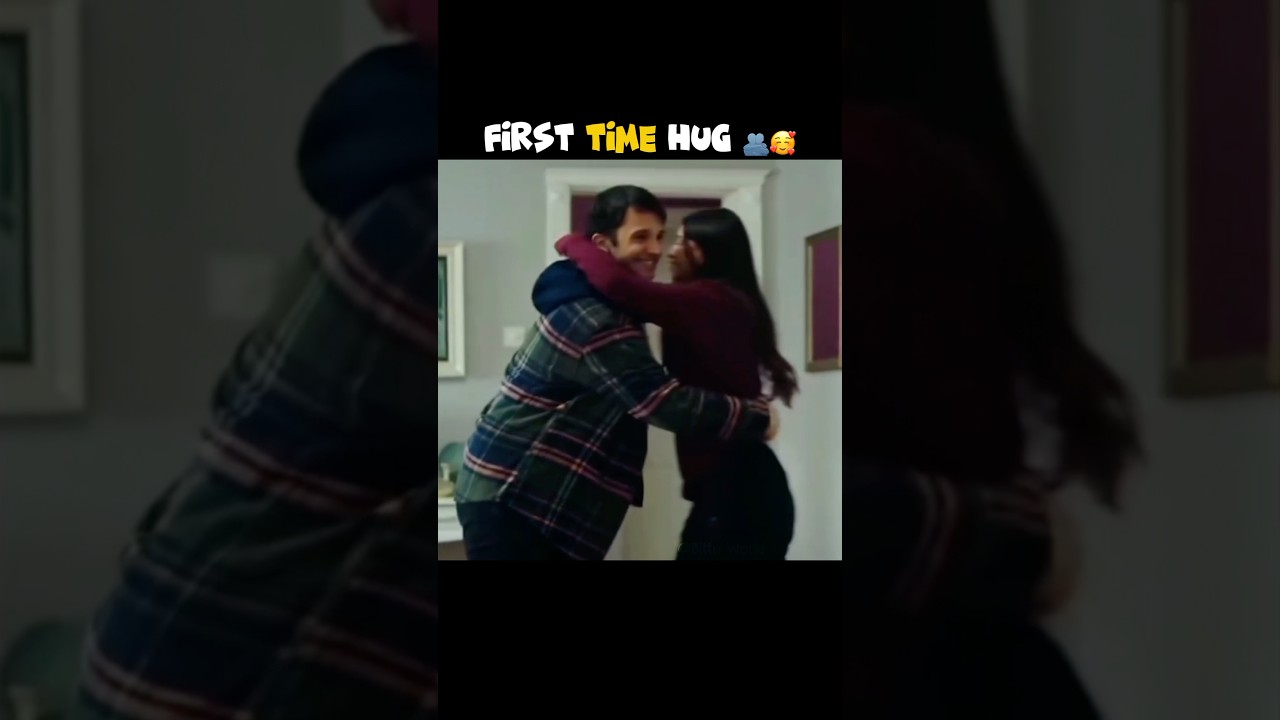 first time hug ..🫂🥰 #sorts #shortsfeed #feelit #sukoon #hug #hearttouching #love #longdistance