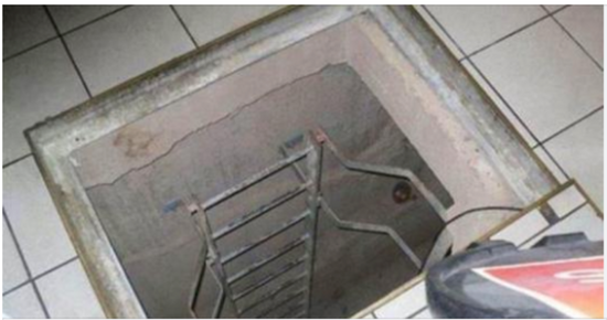 They discovered this stairway that led down behind a hatch while remodeling an old bar.