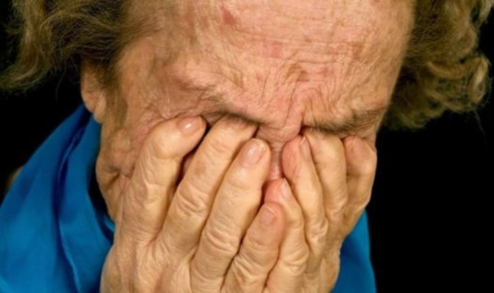 An 82-year-old woman was caught shoplifting in a supermarket store.