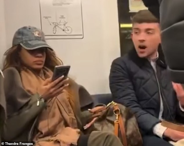 She refused to move her bag on the subway, So a stranger decided to teach her a lesson