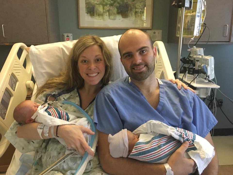 Mom gave birth after a 40 hour labor