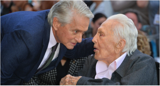 Kirk Douglas’ childhood made him a charitable man, but none of his children got a penny from his fortune