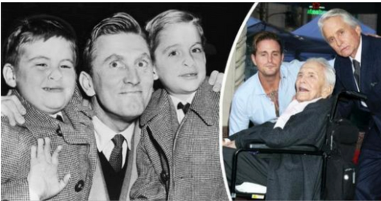 Kirk Douglas’ childhood made him a charitable man, but none of his kids got a penny from his fortune