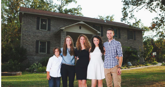 Her husband beat her often, so she took her children and ran away from home