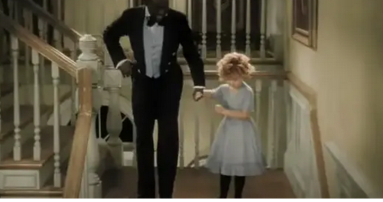 Legendary ‘Mr. Bojangles’ Teaches Shirley Temple the Stair Dance