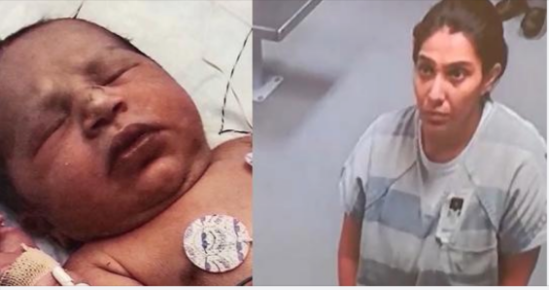 Mother charged four years later after abandoning her newborn child in the woods after sealing her in a plastic bag.