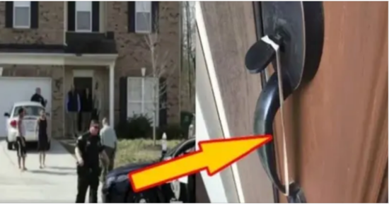 If You Ever Notice Your Door Handle With A Rubber Band On It DO NOT Touch It