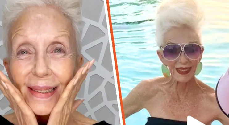 Gray-Haired Woman, 73, Is Slammed for Not Dressing Her Age, Hits Back at Critics by Posing in Swimsuit