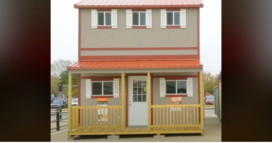 Man turns a $10,888 shed from Home Depot into a beautiful tiny home