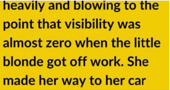Funny – A Blonde Got Caught In A