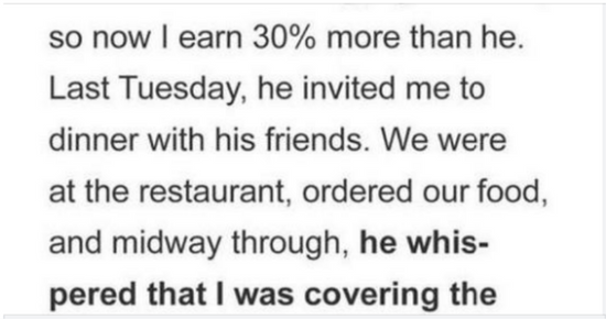 WOMAN SNUCK OUT FROM THE RESTAURANT, WHEN HER FIANCE DEMANDED HER TO PAY THE RESTAURANT BILL 