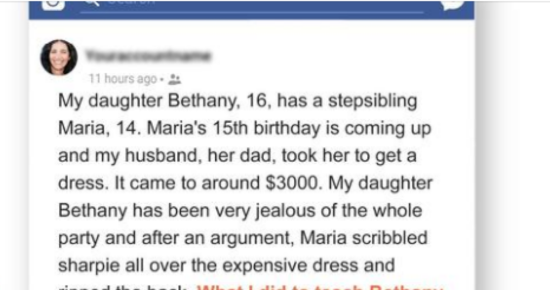 My Teen Daughter Destroyed Her Stepsister’s Birthday Dress — I Made Her Get Work To Pay Back $3000 For It