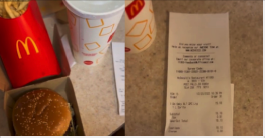 Customer slams McDonald’s as ‘No longer affordable’ after sharing receipt for his regular order