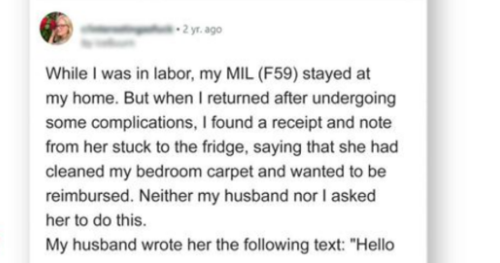 My Mother-in-Law Demands over $200 from Me for Cleaning My Home — But I Never Asked Her to Do It