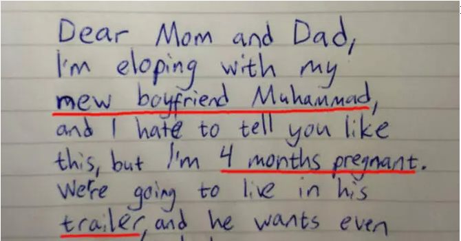 Dad finds goodbye letter from 16-year-old daughter, reads the last line and starts bawling