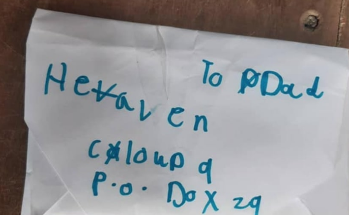 Little Girl’s Letter Addressed To Her Late Father Discovered By Postman: ‘I Can Only Imagine What This Child Is Going Through’