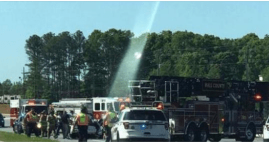 “Pathway to Heaven” captured in photo of tragic car crash