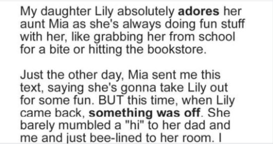 My Daughter, 11, Returned from Her Aunt Barely Speaking – Then, in Tears, She Revealed What Her Aunt Did to Her