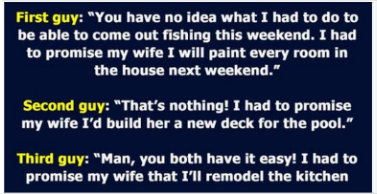 Four Married Guys On A Fishing Trip