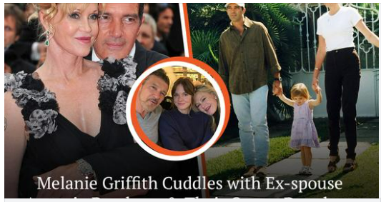 Antonio Banderas and Melanie Griffith’s grown daughter Stella amazes with her “Spanish-American beauty” in a rare photo with her parents