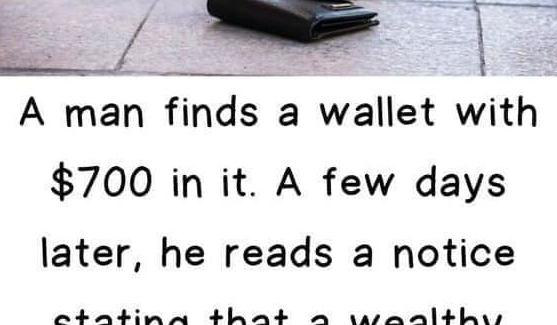 A Guy Discovers a Wallet With $700. A Few Days Later..