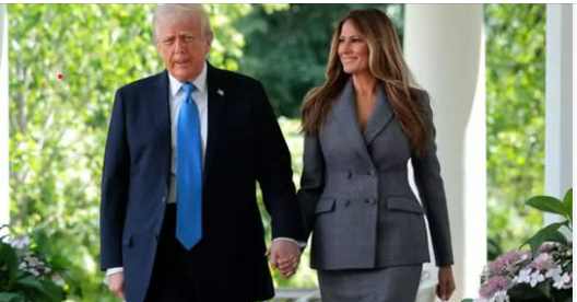 Outrage sparked as Donald Trump and Melania’s ‘deplorable’ redesign of White House rose garden is revealed