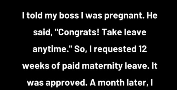 My Boss Approved My Maternity Leave — But I Realized It Was a Trap